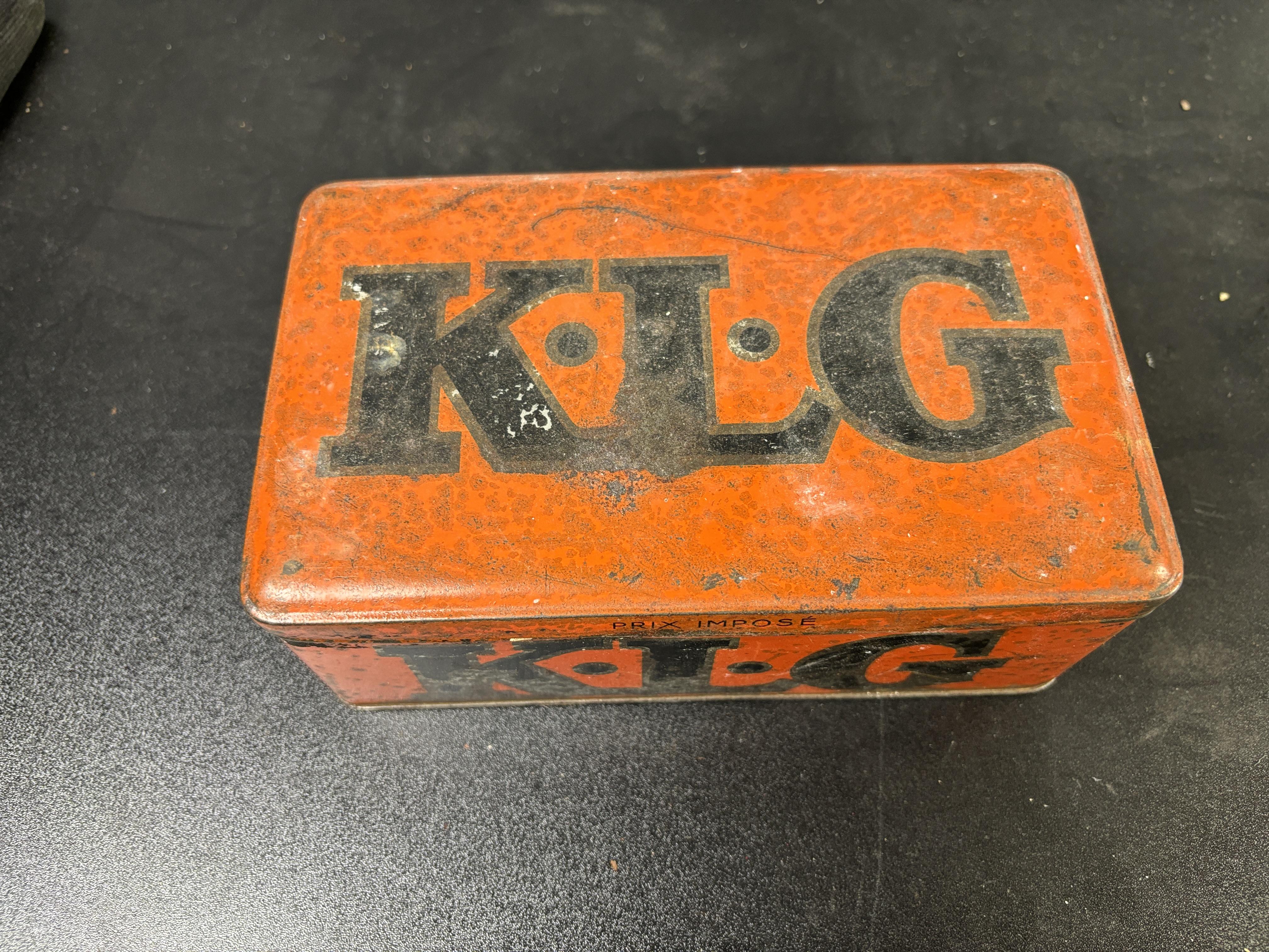 24-053  KLG Bougiebox oranje 18.5 x 11 x 7 cm