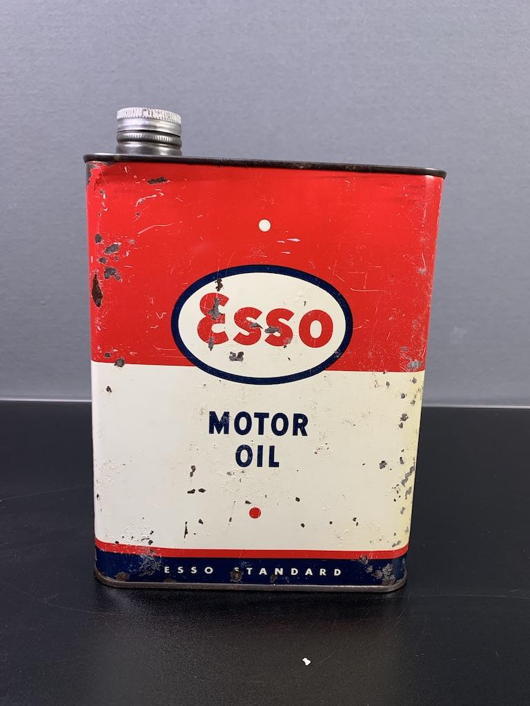 Esso 2 liter oilcan, Esso standaard huile pour moteurs 20 - Citroworld