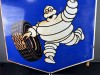 24-048  XXL Michelin emaille reclamebord met Bibendum 111 x 96 cm