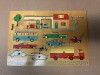 22-022  Simplex puzzle with Citroen ID DS, US cars from the fifties Towtruck etc  30x21 cm