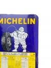 Emaille-23-006  Enamel advertising sign Michelin tyre pressure chart 1969-1979