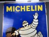 24-048  XXL Michelin emaille reclamebord met Bibendum 111 x 96 cm