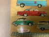 22-022  Simplex puzzle with Citroen ID DS, US cars from the fifties Towtruck etc  30x21 cm