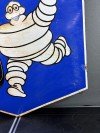 24-048  XXL Michelin emaille reclamebord met Bibendum 111 x 96 cm