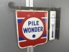 24-062  Pile Wonder Original altes Emaille-Plakat